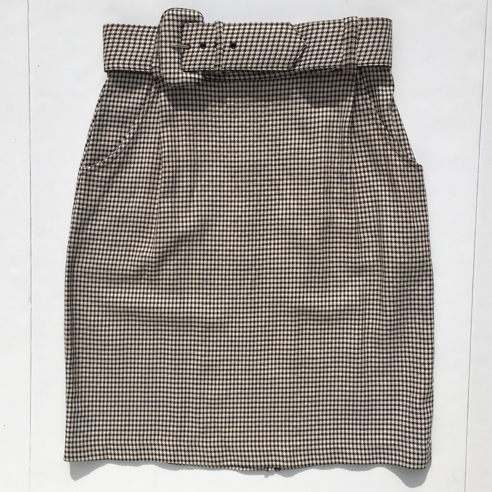 Vintage Highwaist Skirt w/Pockets & Original Belt